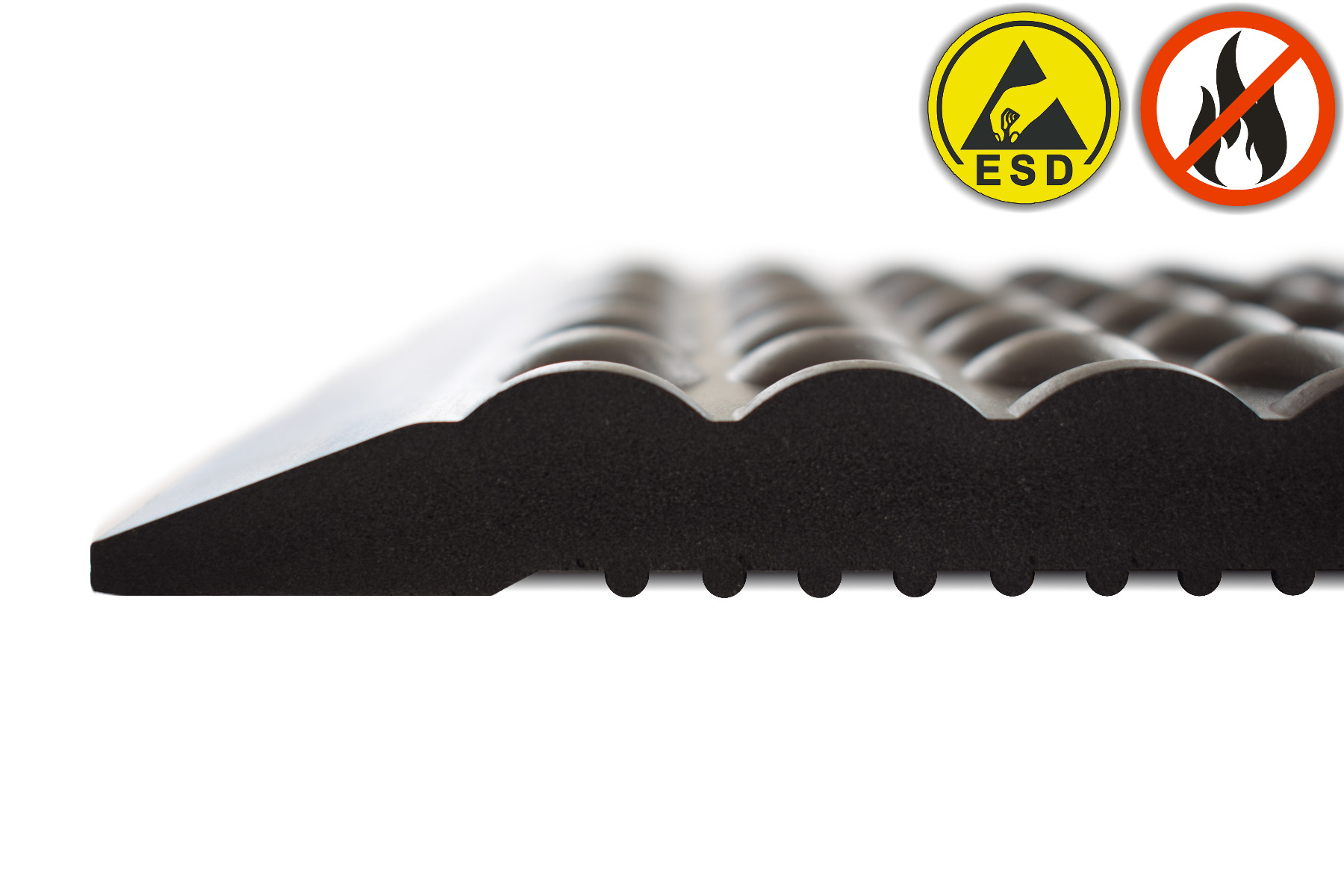 EcoTop ESD+B1 Arbeitsplatzmatte